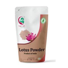 Yogi's Gift | Lotus Flower Powder | Nelumbo Nucifera | 8 oz (227 Grams) | 100% Pure & Natural Lotus Petals Powder for Hair & Skin | Ayurvedic Cosmetics
