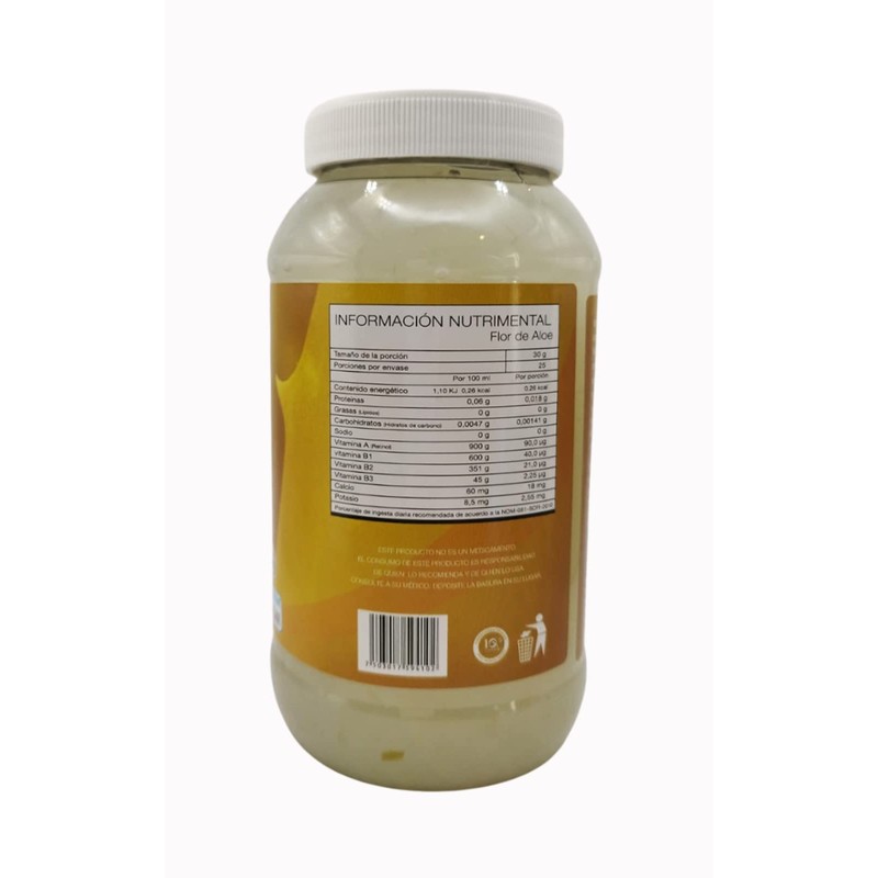 Flor de Aloe, Aloe Vera Pulpa Natural, Sabila rico en