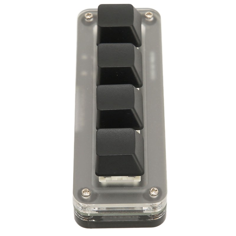 Programmable Keypad USB 4 Keys Mini Portable Mechanical Keyboard HID