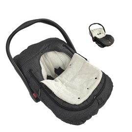 CozyMe Carseat Bunting Bag, Cover, Liner Set, Included Carseat Cover, Fleece Liner, Winter Footmuff, 3 in 1 Innovation Infant Outdoor Anti-Cold Cover
