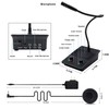 Window Speaker Intercom System Dual-Way Window Counter interphone Anti-Interference Intercommunication