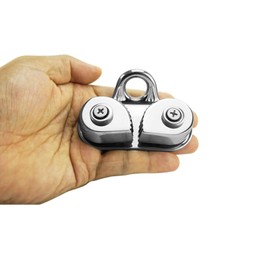 Sdenshi Stainless Steel Cam Cleat Curry Clamp for Max. 15 mm Rope