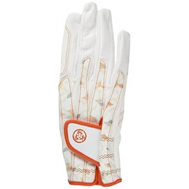 Casco Golf Gloves, Glossy Gloves, Golf Gloves, Women's SF-1918LR Kingfish (White) One Size Fits All