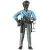 Bruder Policeman Dark Skin Toy Figure with Accessories