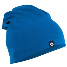 STARK SOUL Slouch Beanie Hat for Men and Women (Unisex), Lightweight Jersey Hat, One Size - blue