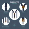 GRIN accs | Tirantes para Hombre | Con Piel Camel