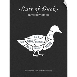 CANVAS ON DEMAND Butchery Duck Wall Decal, Artwork