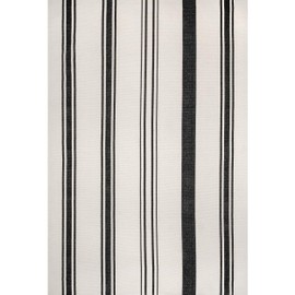 Rugs USA Yarrow Striped Cotton Area Rug, 3x5, Ivory