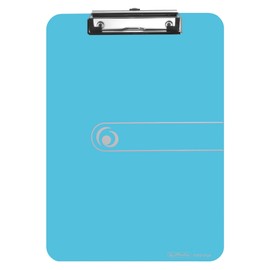 Herlitz Easy Orga To Go Clipboard, DIN A4, Transparent Blue