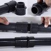 UPVC Pipe Threaded Connector, Industrial Grade ANSI SCH80 Gray U-PVC