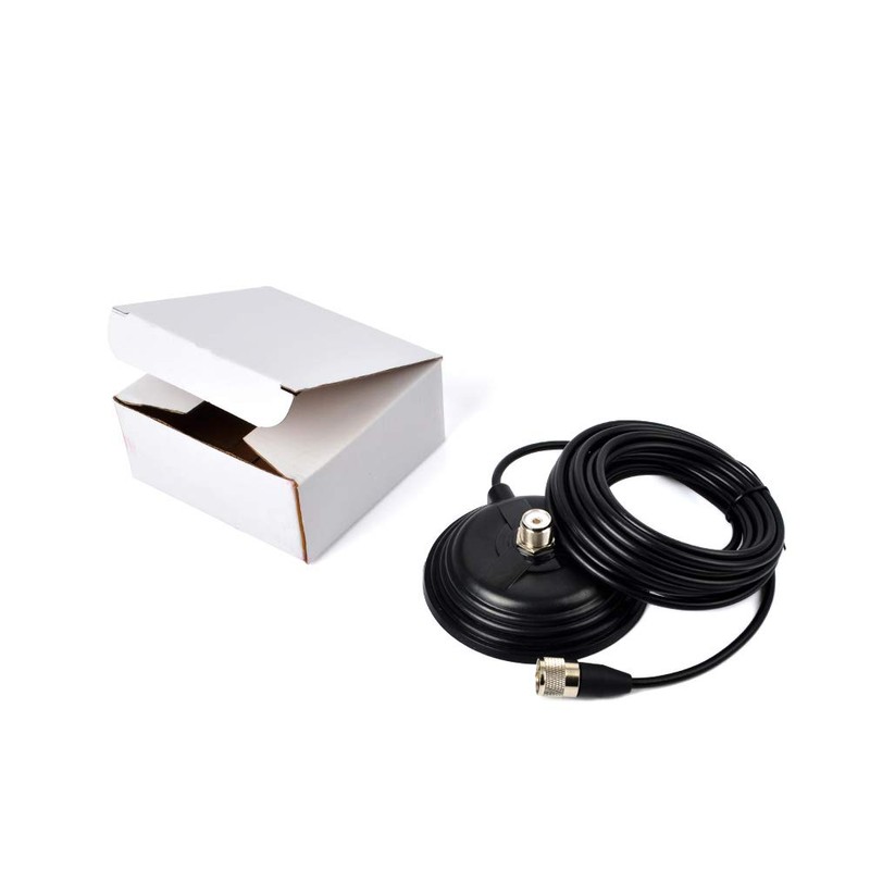 YNIBST Magnetic Mount Base for MJ-MP CB/VHF/UHF/HF Mobile Antennas, Amateur