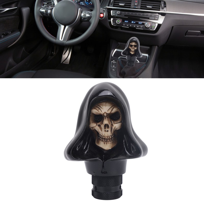 Skull Shift Knob Universal Resin Skeleton Head Gear Shift Knobs