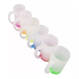 Like 12 Tarro Fondo Color Satinado Sublimar 16 Oz