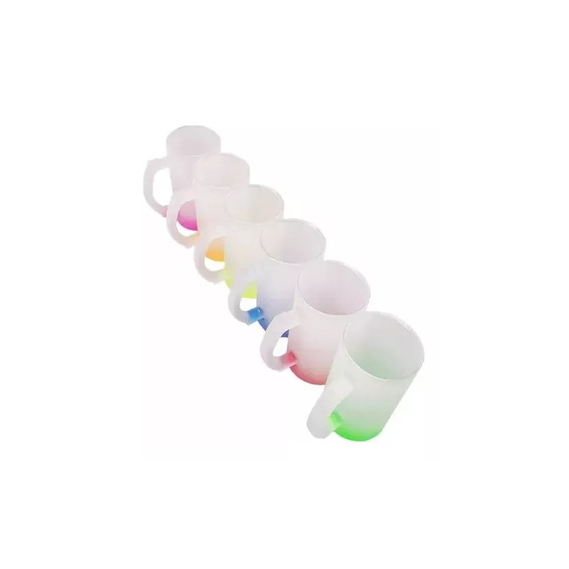 Like 12 Tarro Fondo Color Satinado Sublimar 16 Oz