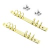 heyous 2pcs A5 Notebook 6-Hole Ring Binder Mechanisms 3cm Diameter