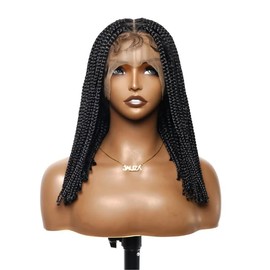 JALIZA 14" Triangle base 102 Strands Knotless Box Braided Wig