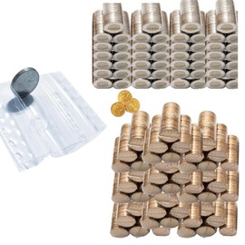 Coin Rollers Canadian Bundle: $2 Toonie Plastic Wrappers $1 Loonie Plastic Wrappers and ¢.25 Quaters for Effortless Coin Sorting | Terrific Coin Sorter for Canadian Money Management & Organization 2 Pack of 10 individual Loonies wrappers, 2 pack of 10 in