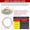 Swivel Turntable Lazy Susan Heavy Duty Aluminium Alloy Rotating Bearing