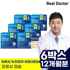 formulaReal Doctor Supercritical Altige enteric-coated Omega 3 60 capsules (6 units) (12 months supply) / Vitamin D and Vitamin E low-temperature supercritical extraction / 초임계 알티지 장용성 오메가3  60캡슐 6개 (12개월분) / 비타민D 비타민E 저온 초임계 추출