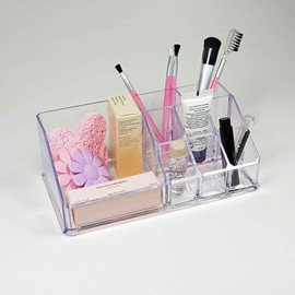 Unbekannt Cosmetic Makeup Organiser Storage Organiser Stand 9 Compartments Acrylic Display