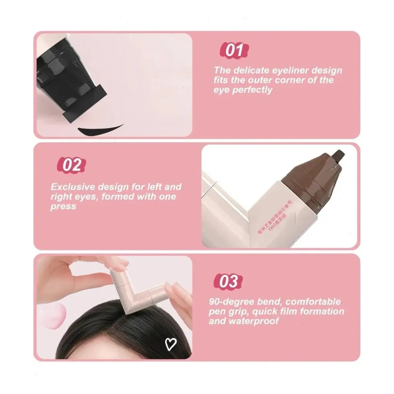 Liner Delineador De Ojos Con Sello Tattoo Impermeable Sello