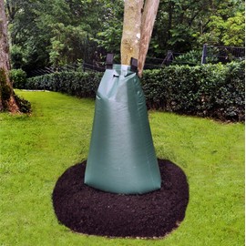 TerCasa® Watering Bag 75 Litres Made of Robust PVC Watering Bag for Gentle Watering Over 11 Hours Water Bag with Zip and Carry Straps