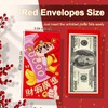 72 Pcs Chinese New Year Red Envelopes,Red Pocket Envelopes Snake,