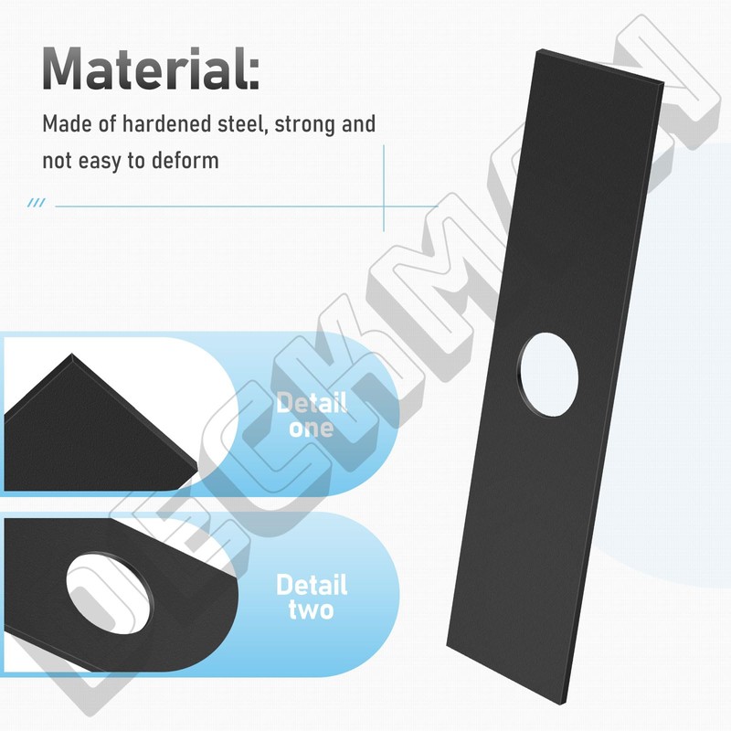 2 Pack 8-in Edger Blade Compatible with Kobalt 80-Volt Max