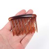WBCBEC 18 Pieces Plastic Teeth Hair Combs Tortoise Side Comb