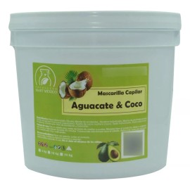 Productos Mart Mexico Mascarilla Capilar De Aguacate Y Coco Reparadora (4 Kilos)
