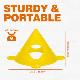 KATA 56Pack Pyramid Stands Painter's Painting Stands, Mini Cone Paint Stands for Canvas and Door Risers Support, Paint Pouring Suppliers, Cabinet Paint for Painter Elevated, Canvas Stand