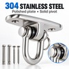360° Rotating Swing Hanger Set, 304 Stainless Steel Ceiling Mount