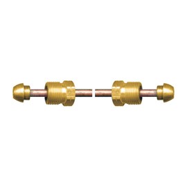 Gas-FLO CP-2012 Pigtail, 1/4 in Nominal, Short Nose POL End Style, 12 in L, Copper, Import