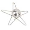 Coffee Cooling Tool with Reusable Metal Ice Sphere Stainless Steel