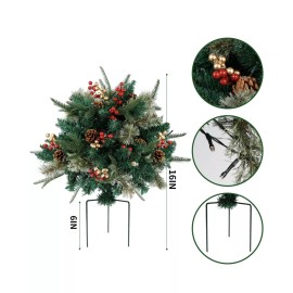 Glintopper Outdoor Light Up Artificial Christmas Tree