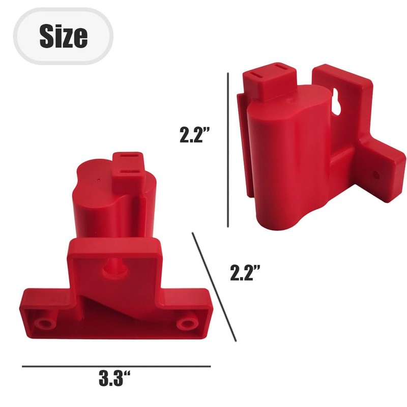 aeobdai 5 Packs Tool Holder for Milwaukee M12 Wall Mount