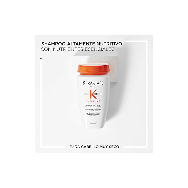 KÉRASTASE Bain Satin Riche | Shampoo Cabello Muy Seco 250