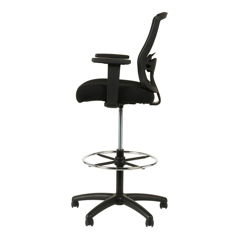 Alera ALE Etros Series Mesh Stool, Black