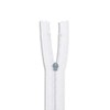 Falda de nailon de 40,6 cm, con cierre, color blanco,