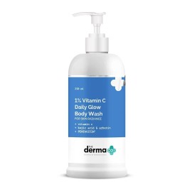 Derma The Derma Co 1% Vitamin C Daily Glow Body Wash with Kojic Acid & Arbutin |250 ml