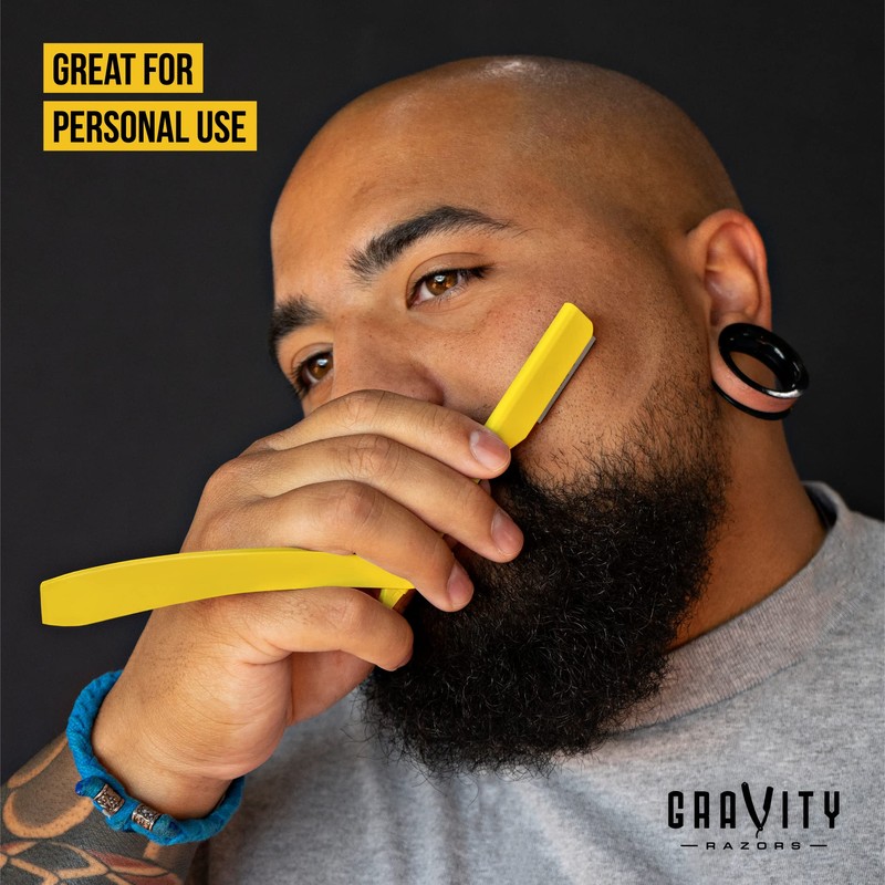 GRAVITY RAZORS Professional Straight Razor Kit – Ultra Exposure, Includes