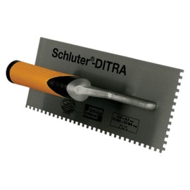 Schluter Ditra Square-Notch Trowel - Ideal for Installing Ditra, Kerdi, and Ditra-Heat - 11/64" X 11/64", 1-Pack - TRL-DIT