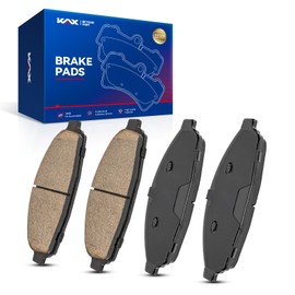 KAX D931 Front Ceramic Brake Pads Sets Fit For Mercury Grand Marquis 2003-2011, Lincoln Town Car 2003-2011, Ford Crown Victoria 2003-2011, Mercury Marauder 2003-2004, Automotive Replacement Brake Pads