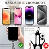 UHYㅤ Crossbody Phone Lanyard for Most Smartphones Adjustable Mobile Phone
