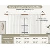 TONIAL 1 Inch Wood Curtain Rods for Windows 66 to