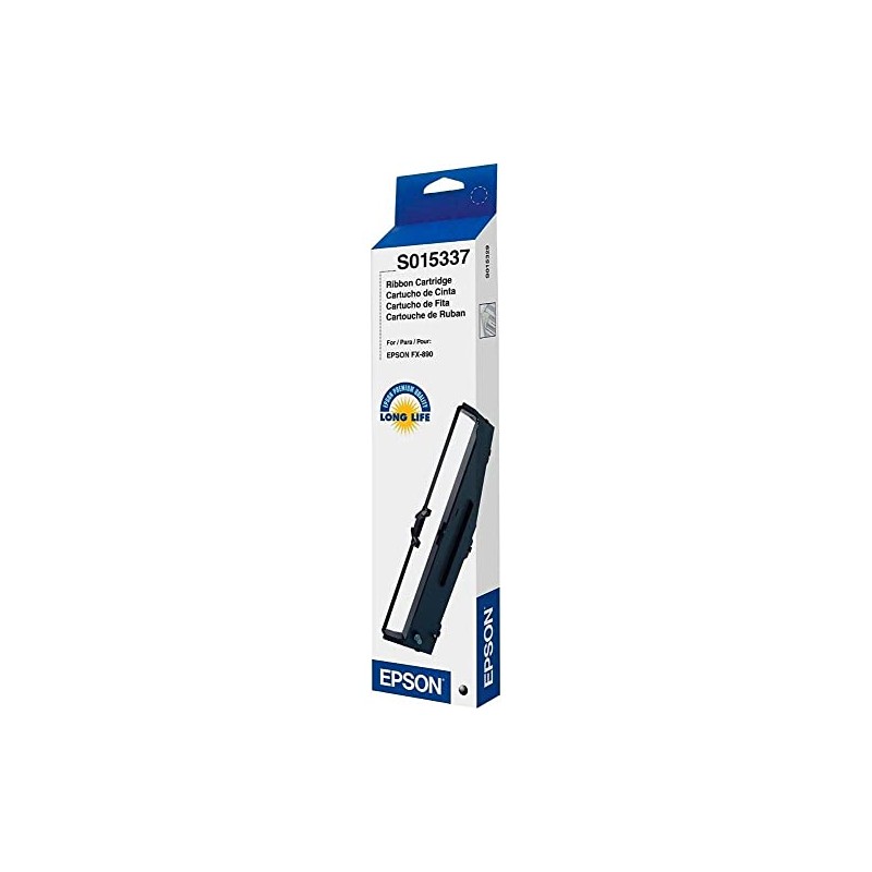 Epson Black Fabric Ribbon - -Cartridge for CART-LQ-590 (S015337), black