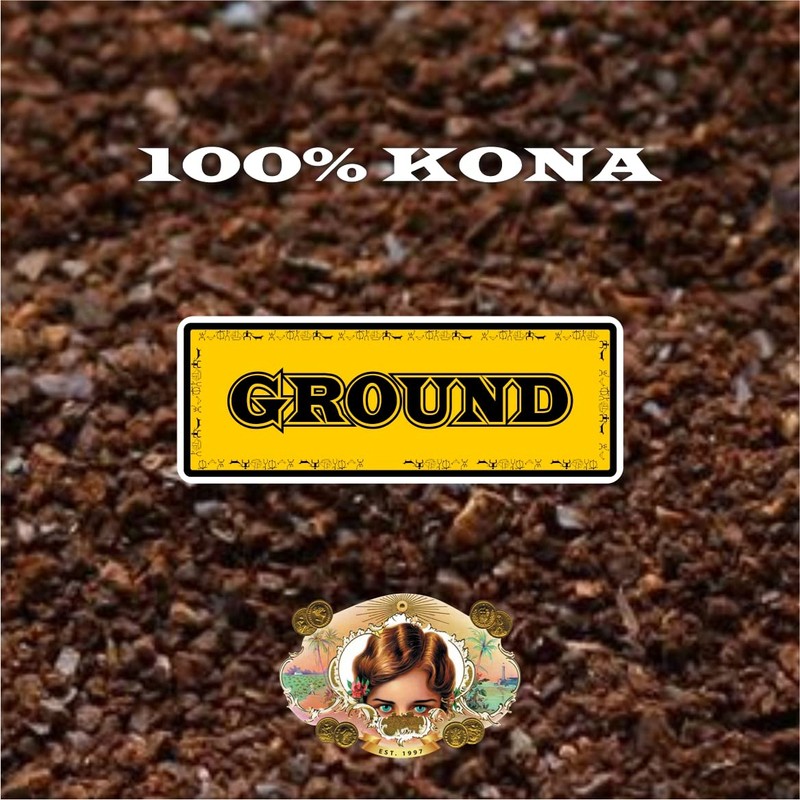 Hula Girl Kona Coffee, Grown in Hawaii, Hand Picked, Sun