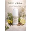 Herbolaria Selecta Desodorante Natural Roll-On Éxtasis, Piedra de Alumbre, Sábila,