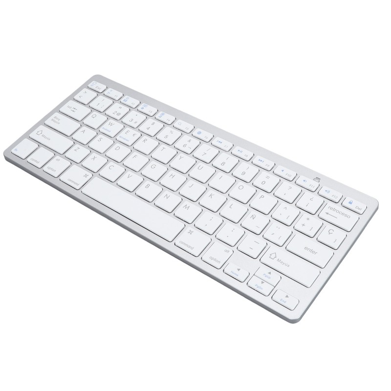 Wireless Bluetooth Keyboard Portable Compact Ultra Thin Bilingual Universal for