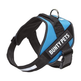 Bunty Yukon Dog Harness, XL - Adjustable Fit, Escape Proof, No Pull Dog Harness, Back Mounted Handle & D-Ring, Ideal for Training - Extra Large, Blue